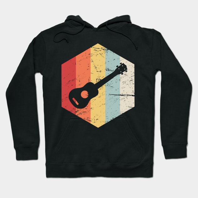 Retro Vintage Ukulele Icon Hoodie by MeatMan